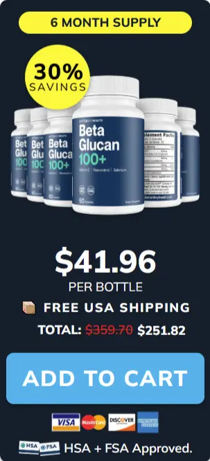 BetterWayHealth Beta Glucan 100 package 6